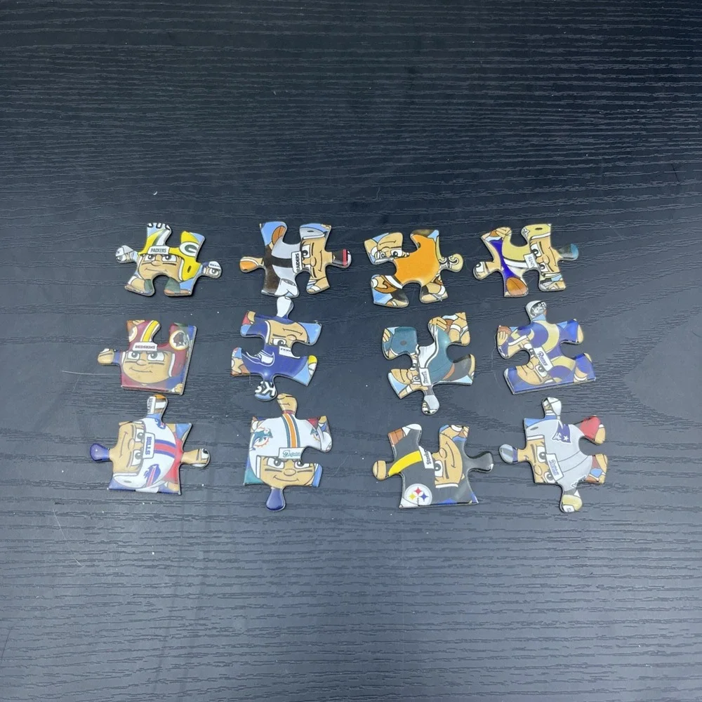 TeenyMates NFL Character Family Sports Theme Jigsaw Puzzle Piece Replacement Mul
